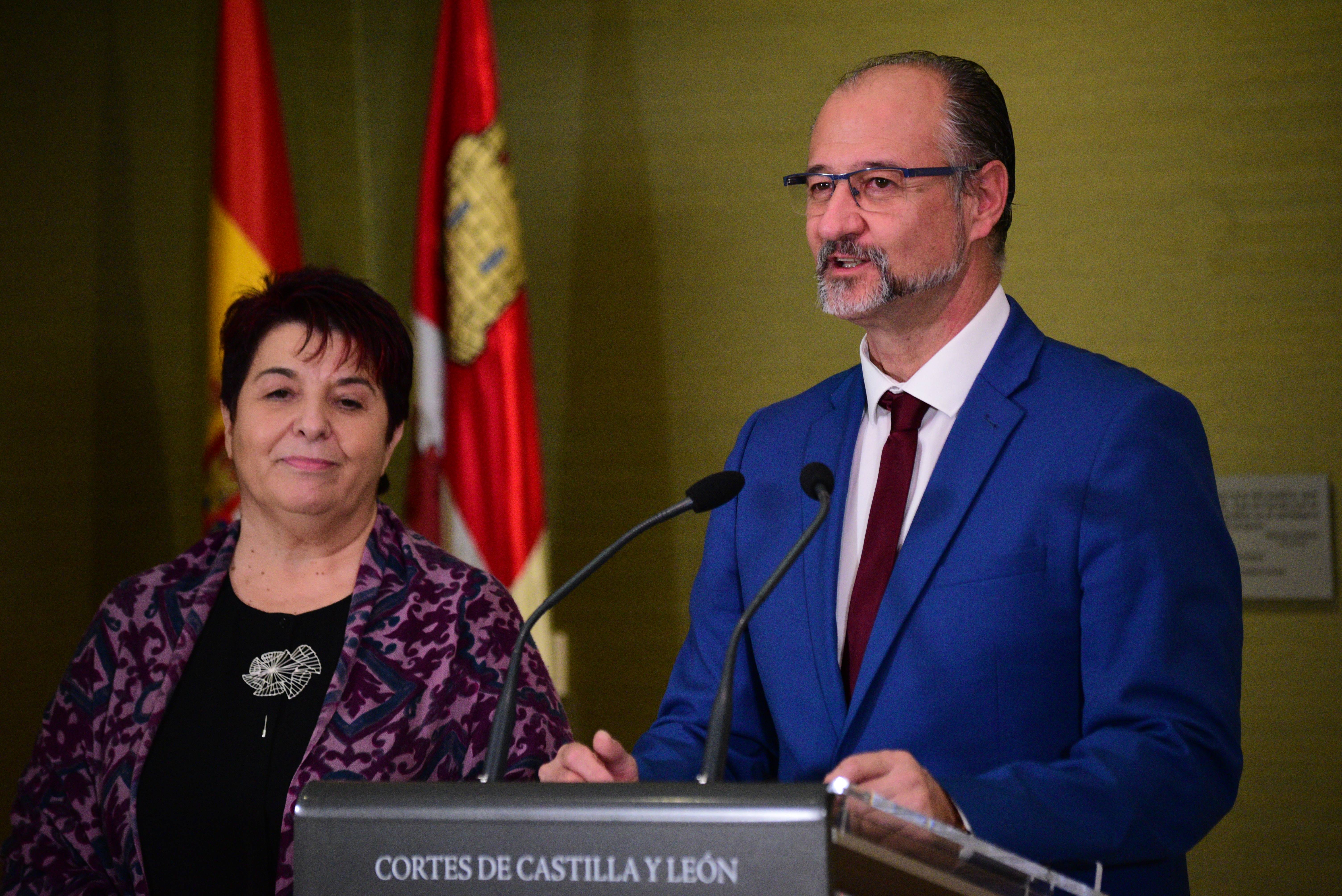 20200207 - Reunión presidente de las Cortes y alcaldesa de Segovia1